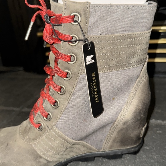 Sorel NWT Lexie Wedge Boot‎ - Womens, Quarry, 9.5 Discontinued hard to find - Picture 8 of 8